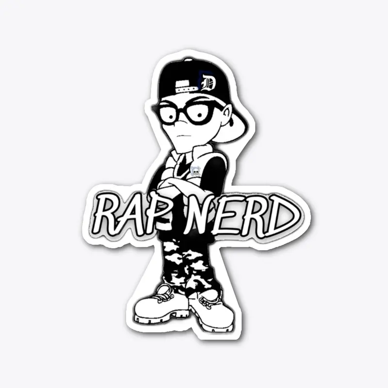 Rap Nerd Sticker